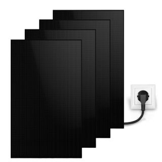 Kit Panneaux Solaires Plug And Play 2000W - Version Noire et Européenne