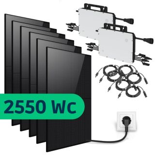 Kit Solaire Plug And Play 2550 Wc Longi Back Contact Hoymiles