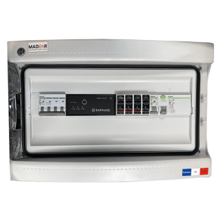 MadENR - Coffret de protection AC 9kW - 20A - avec parafoudre et Q-Relay - triphasé