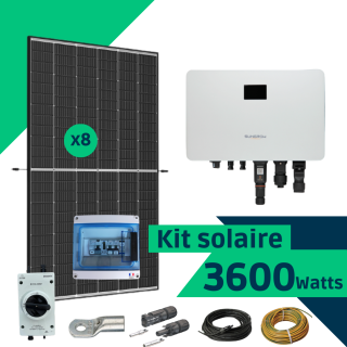 Kit Solaire Autoconsommation 3600 Wc - Fixations au choix