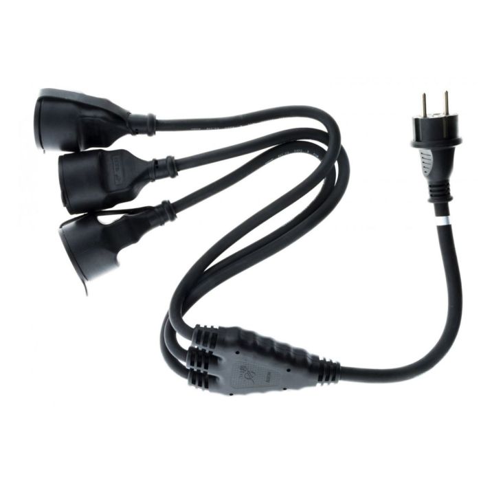 Prolongateur triple utilisation extérieur - 3G2,5 - 80cm main product photo